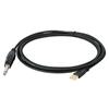 Interfaccia audio DAP AUDIO UCI-20. CAVO DA USB A JACK MONO DA 6,3 MM CAVO DA 3 METRI